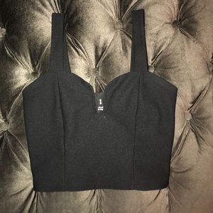 Black Crop Tank